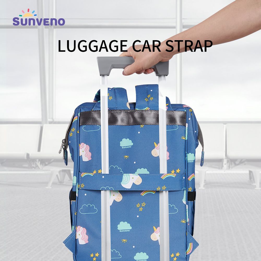 "Sunveno 20L Stylish Multifunctional Diaper Bag Backpack"