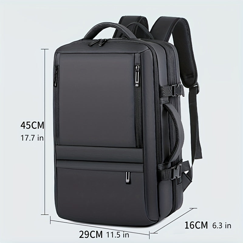 "17.3" Waterproof Laptop Briefcase with USB Charging"