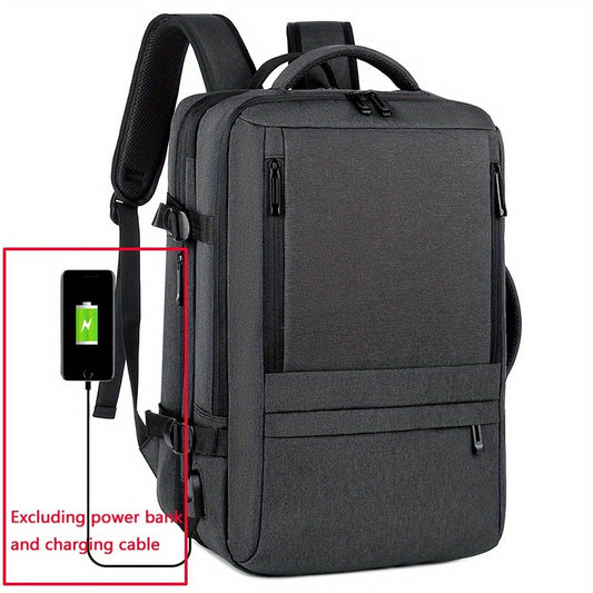 "17.3" Waterproof Laptop Briefcase with USB Charging"