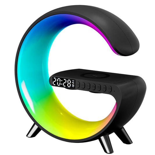 RGB Light Bar Alarm Clock with charger